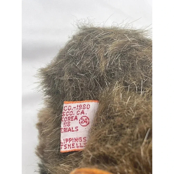 Vintage  Dakin Brown Spotted Owl Plush Bean Filled 8”Stuffed Animal Toy 1980 - Picture 12 of 13